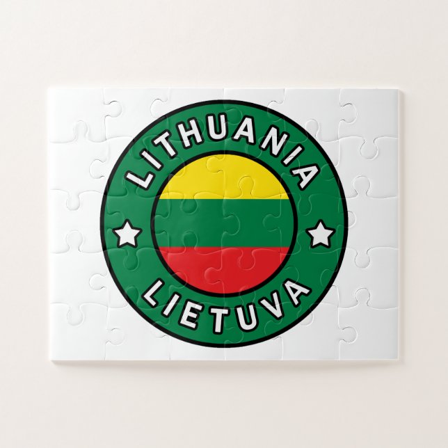 Litauen Lietuva Puzzle (Horizontal)