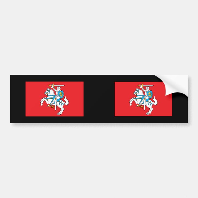 Litauen, Litauen Autoaufkleber (Vorne)