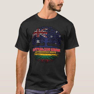 Litauen Litauisch Australier Australien Baum T-Shirt