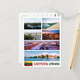 Litauen - Mosaik - Postkarte