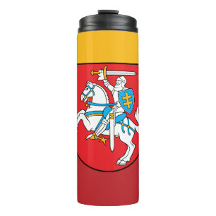 Litauen Reisen Umarmung, patriotische litauische F Thermosbecher