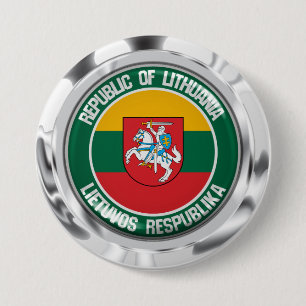 Litauen-Runde Button
