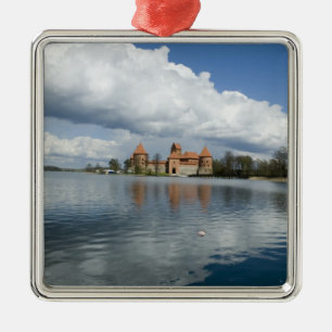 Litauen, Trakai. Burg Silbernes Ornament