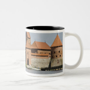 Litauen, Trakai. Inselburg 2 Zweifarbige Tasse