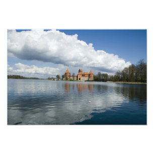 Litauen, Trakai. Inselburg Fotodruck