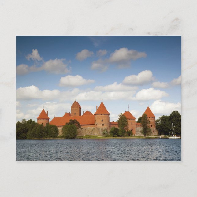 Litauen, Trakai, Trakai Historischer Staat 2 Postkarte (Vorderseite)