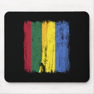 Litauen Ukraine Halbflagge Litauisch Ukrainische H Mousepad