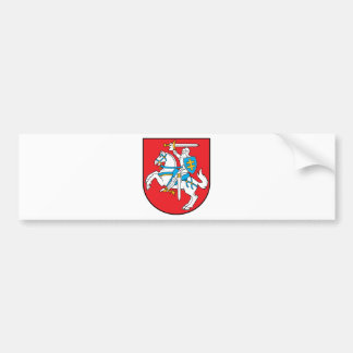 Litauen-Wappen Autoaufkleber