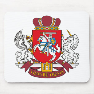 Litauen-Wappen Mousepad