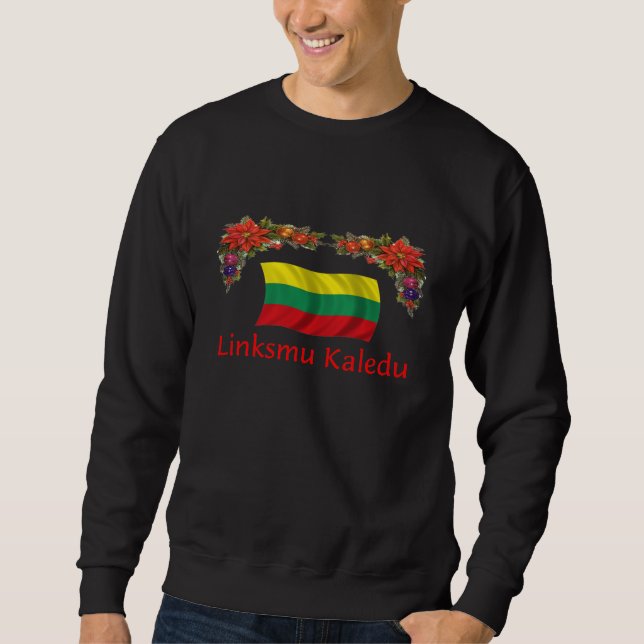 Litauen-Weihnachten Sweatshirt (Vorderseite)