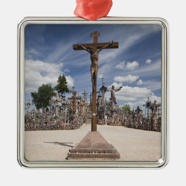 Litauen, Zentrallitauen, Siauliai, Hill 6 Ornament Aus Metall (Vorne)