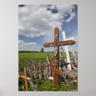 Litauen, Zentrallitauen, Siauliai, Hill Poster