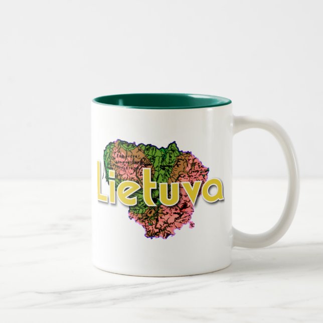 Litauen Zweifarbige Tasse (Rechts)