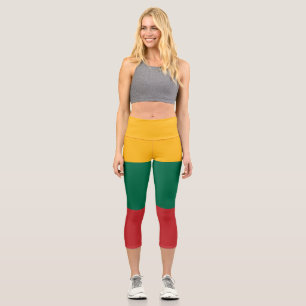 Litauenflagge Capri Leggings