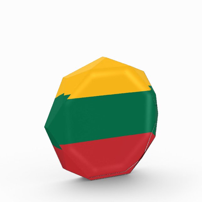 Litauenflagge Fotoblock (Links)