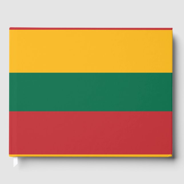 Litauenflagge Gästebuch (Vorderseite)