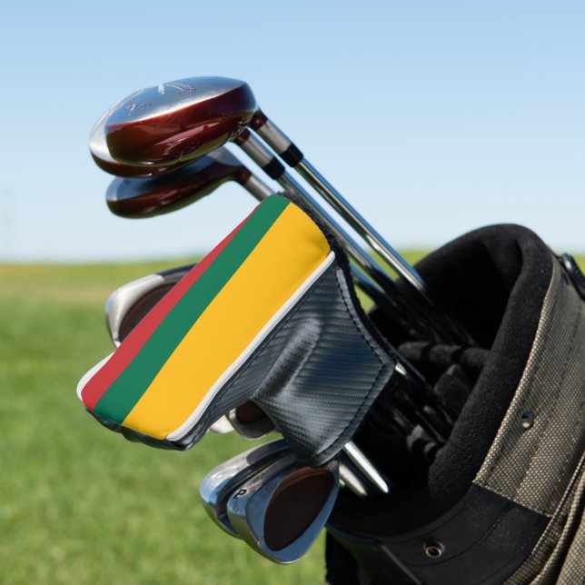 Litauenflagge Golf Headcover (In Situ)