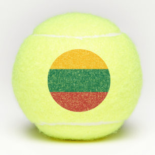 Litauenflagge Tennisbälle
