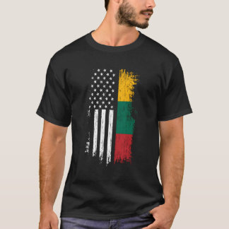 Litauische Amerikanische Flagge Prix Litauen USA T-Shirt