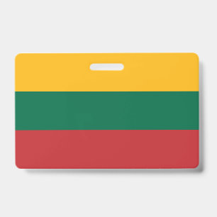Litauische Flagge Ausweis