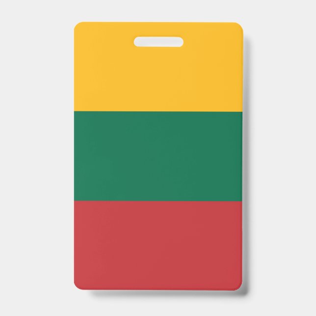 litauische Flagge Ausweis (Vorderseite)