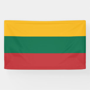 litauische Flagge Banner