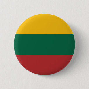 Litauische Flagge Button