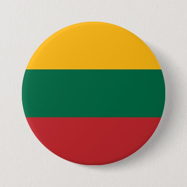 Litauische Flagge Button (Vorderseite)