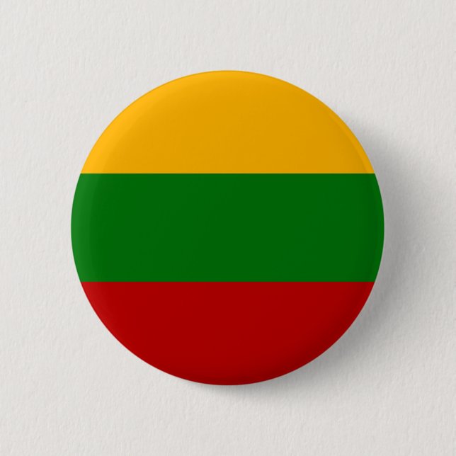 Litauische Flagge Button (Vorderseite)