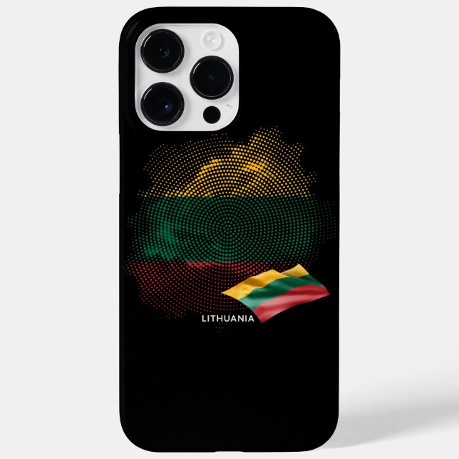 Litauische Flagge Case-Mate iPhone Hülle (Rückseite)