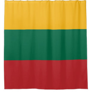 litauische Flagge Duschvorhang