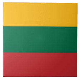 litauische Flagge Fliese