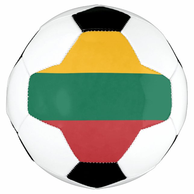 litauische Flagge Fußball (Vorderseite)