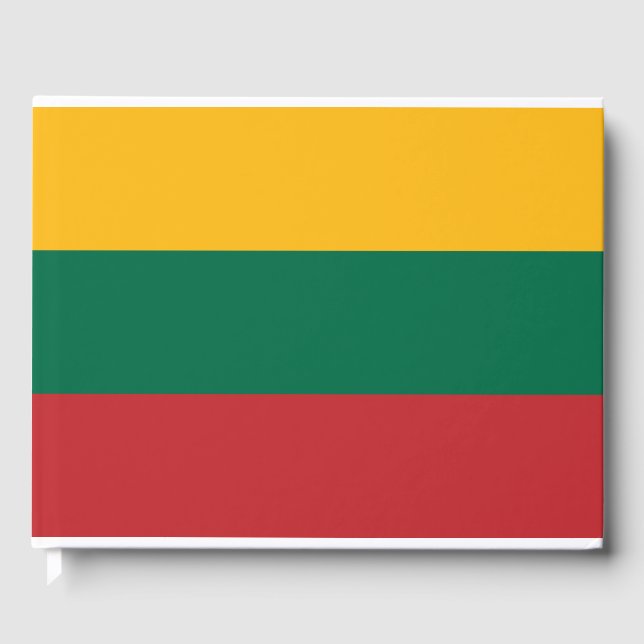 litauische Flagge Gästebuch (Vorderseite)