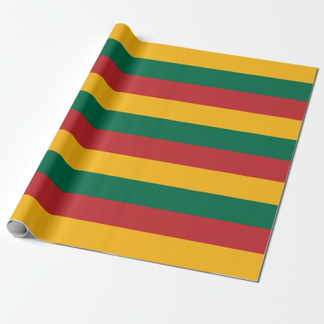 litauische Flagge Geschenkpapier (Ungerollt)