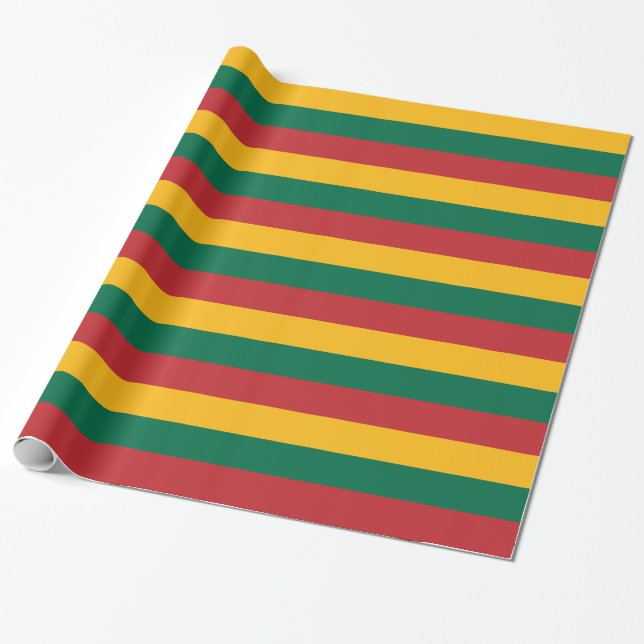 litauische Flagge Geschenkpapier (Ungerollt)