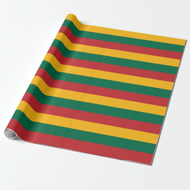 litauische Flagge Geschenkpapier (Ungerollt)