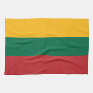 litauische Flagge Geschirrtuch