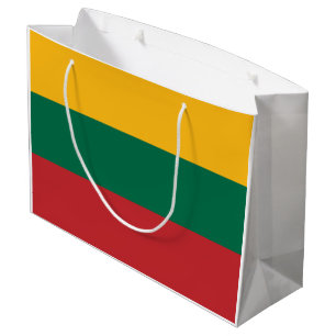 litauische Flagge Große Geschenktüte