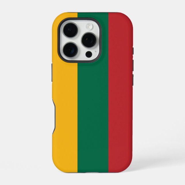 litauische Flagge iPhone Hülle (Rückseite)
