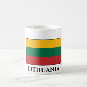 litauische Flagge Kaffeetasse