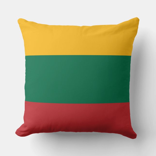 litauische Flagge Kissen (Vorderseite)