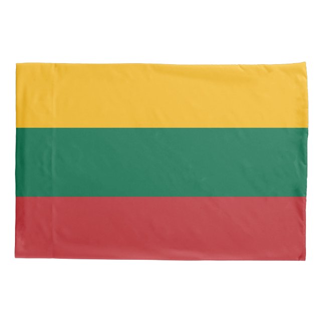 litauische Flagge Kissenbezug (Rückseite)