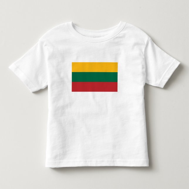 litauische Flagge Kleinkind T-shirt (Vorderseite)