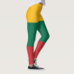 litauische Flagge Leggings<br><div class="desc">Dieses Design zeichnet sich durch die Nationalflagge Litauens aus, eines Landes im Ostseeraum Europas. Das Land liegt an der Südostküste der Ostsee, im Südosten Schwedens und Dänemarks. Litauen grenzt im Norden an Lettland, im Osten und Süden an Weißrussland, im Süden an Polen und im Südwesten an das Kaliningrader Gebiet, eine...</div>
