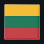litauische Flagge Magnet<br><div class="desc">Anpassbare World Flag Produkte - Bitte fühlen Sie sich frei,  Ihren eigenen Text hinzuzufügen.</div>