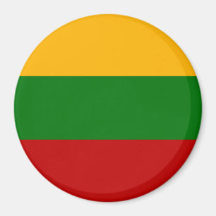 litauische Flagge Magnet