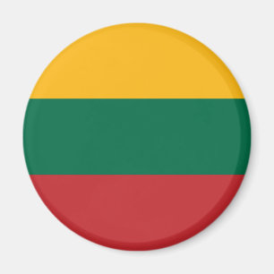 litauische Flagge Magnet
