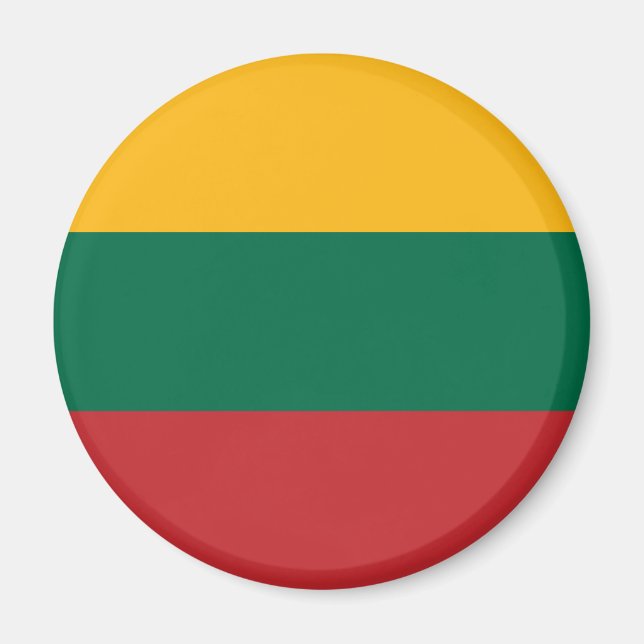 litauische Flagge Magnet (Vorne)