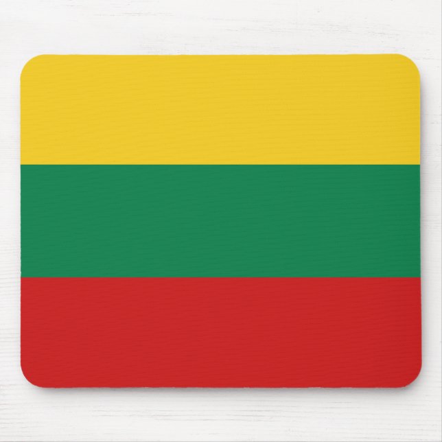 Litauische Flagge Mousepad (Vorne)